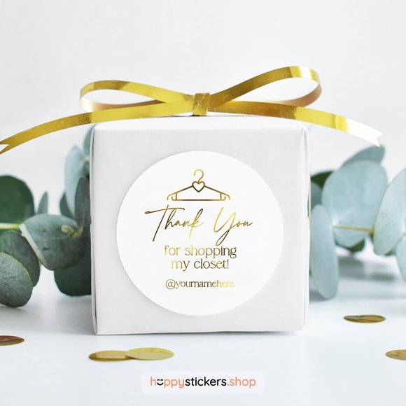 Thank You For Shopping My Closet Stickers with Name • Poshmark Stickers - Picture 7 of 17